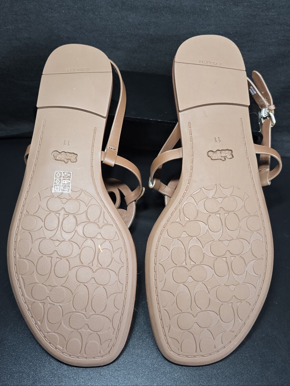 COACH Jaci Leather Sandal – Saddle – Women’s Size 11 – New in Box - Picture 9 of 10